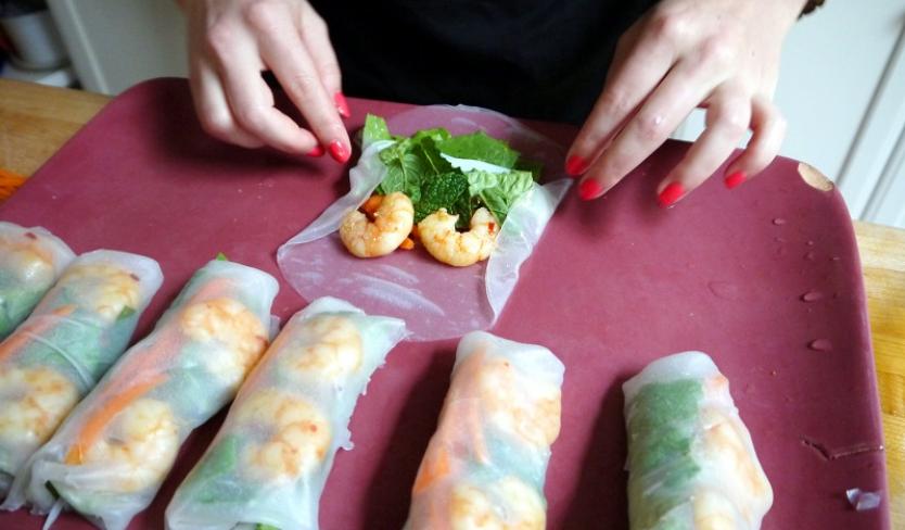 Fresh spring roll (Gỏi cuốn)