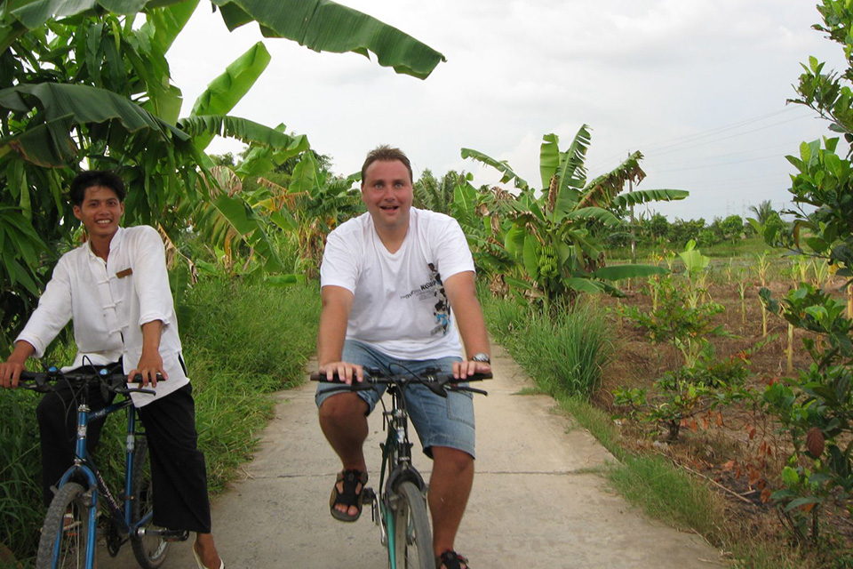 biking-around-village