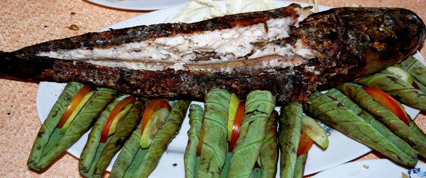 Grilled Snakehead Fish - Specialty Of Mekong Delta
