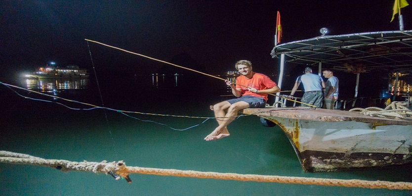 Night Squid Fishing in Halong