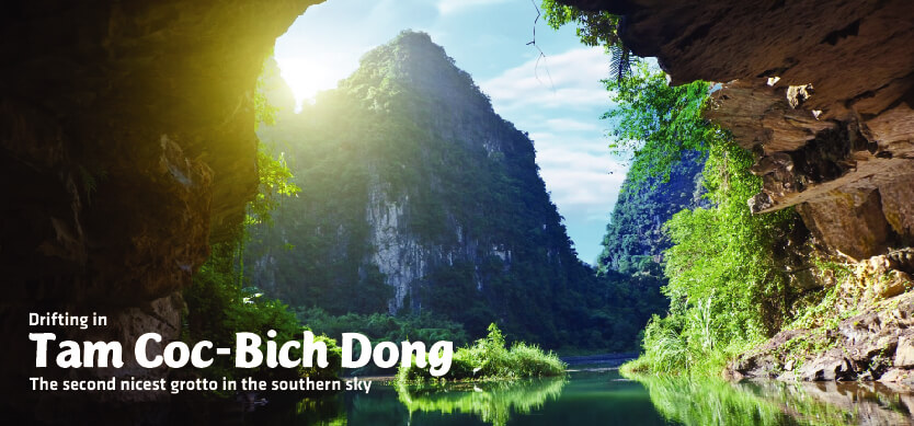Drifting In Tam Coc-Bich Dong-The Second Nicest Grotto In Southern Sky