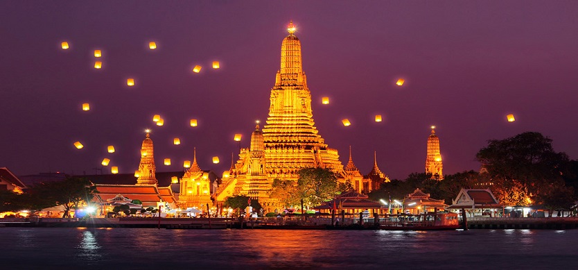 Explore the unique architecture of Wat Arun temple, Thailand