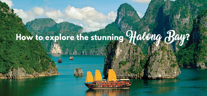 The picturesque beauty of the world wonder Halong Bay