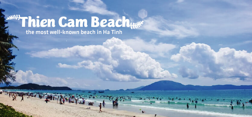 Thien Cam beach - the most well-known beach in Ha Tinh