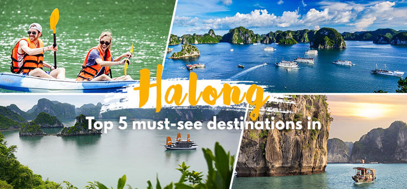 Top 5 must-see destinations in Halong