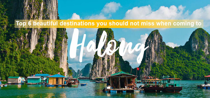 Top 6 beautiful destinations you should not miss when coming to Halong