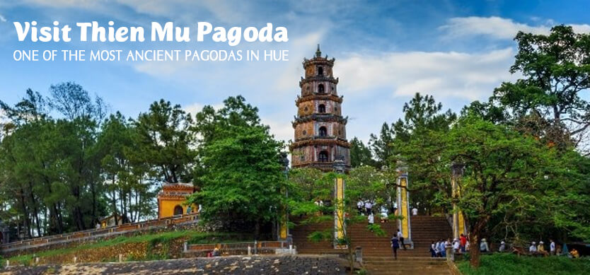 Visit Thien Mu Pagoda - One of the most ancient pagodas in Hue