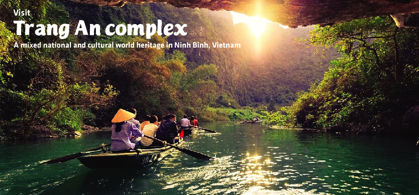 vi-Visit Trang An Complex- A mixed natural and cultural world heritage in Ninh Binh, Vietnam