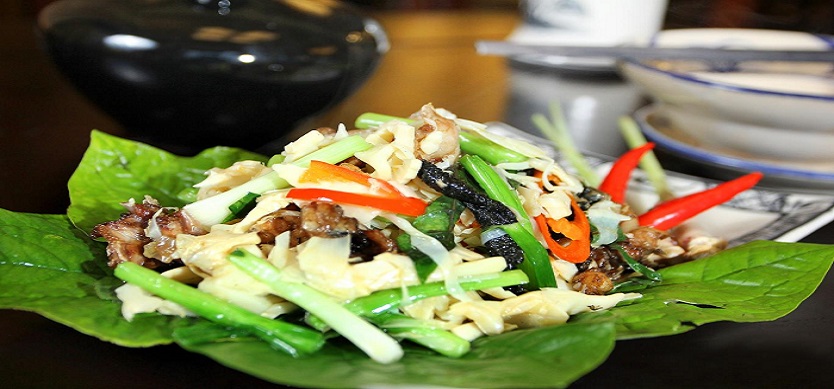 Stir-Fried Bees With Bamboo Shoots- Hoa Binh’s Speciality You Must Try