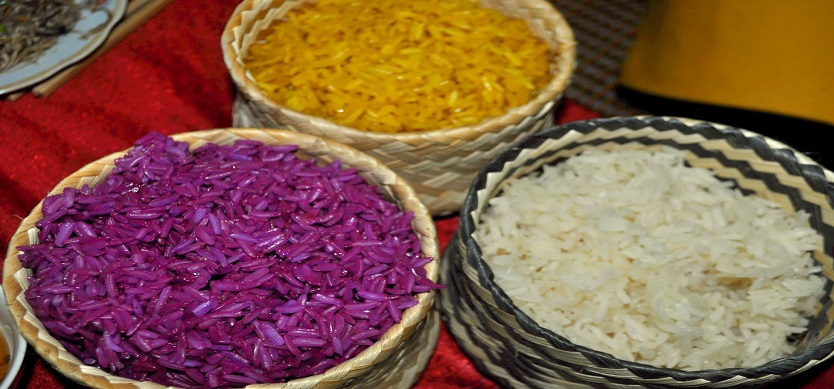 “Xoi nep nuong” – the steamed glutinous rice in Mai Chau
