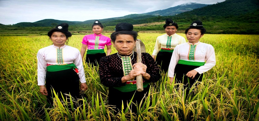 Traditional clothing of Thai People in Mai Chau