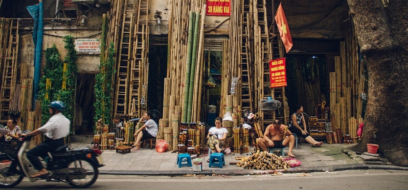 Autumn colors in Hanoi Old Quarter