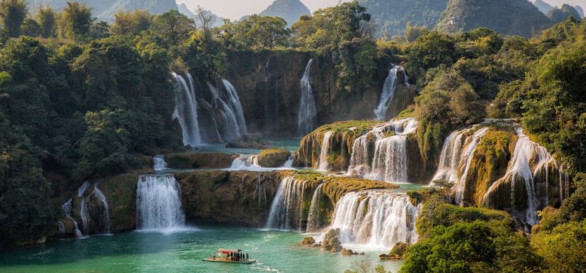 Ban Gioc Waterfall -The most famous waterfall in Vietnam