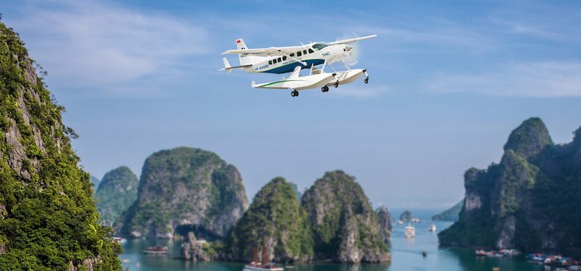 How to get to Halong Bay from Hanoi by seaplane