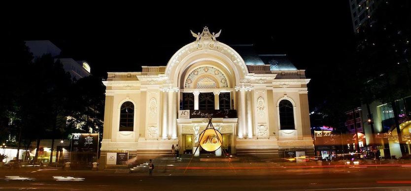 Feel the ancient and modern breath at Saigon Opera House